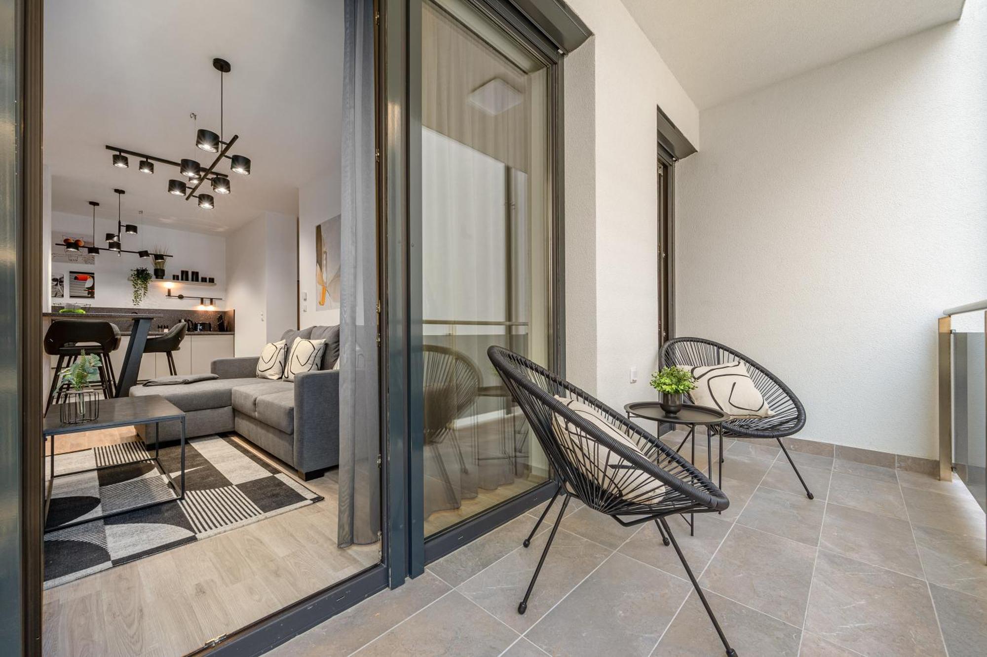 Condo With Balcony @ Downtown Budapešť Exteriér fotografie